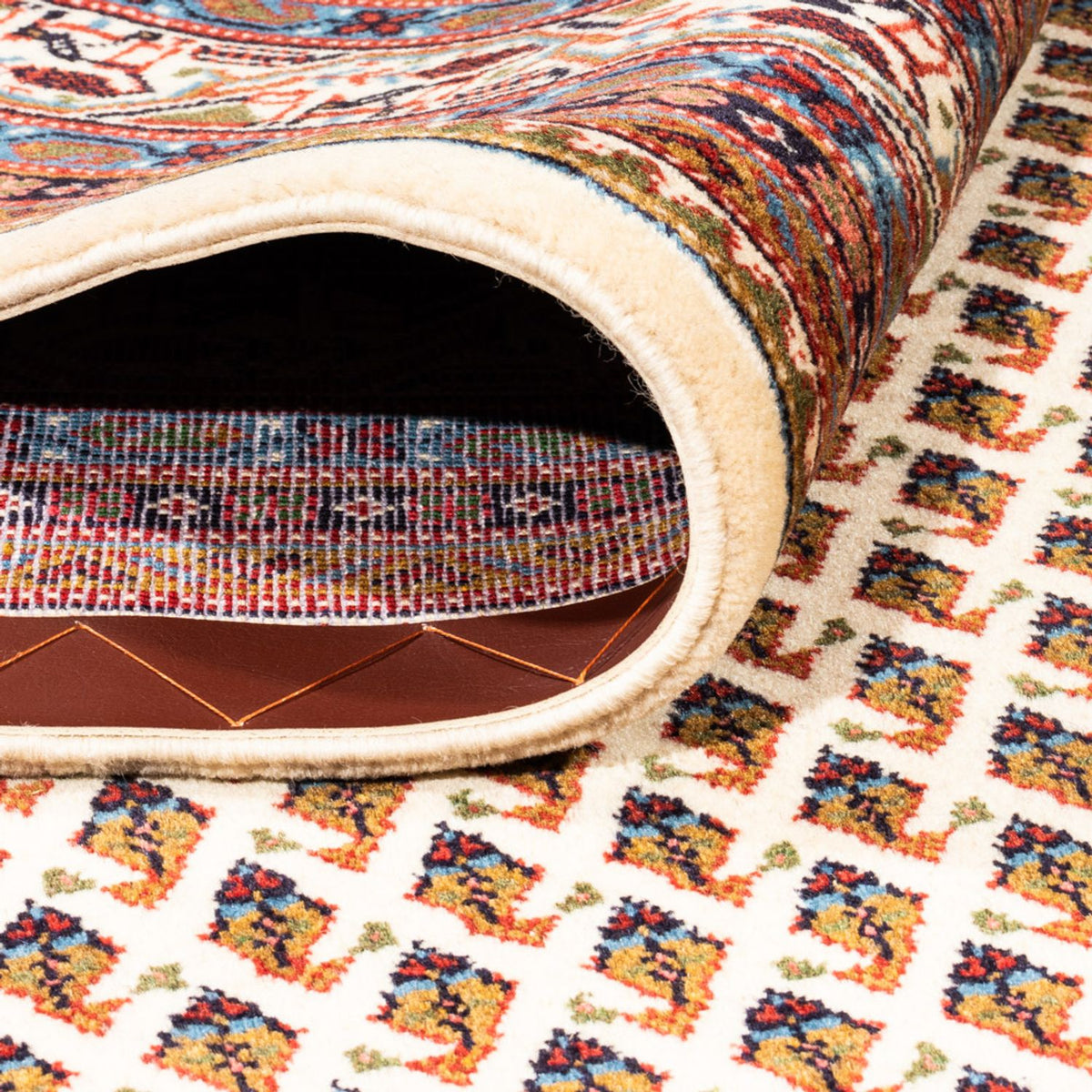 Tapis persan - Mir - 254 x 210 cm - beige clair