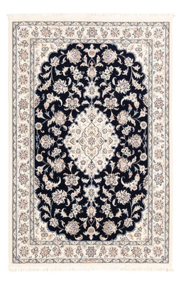 Tapis persan - Nain - Premium - 157 x 108 cm - bleu foncé