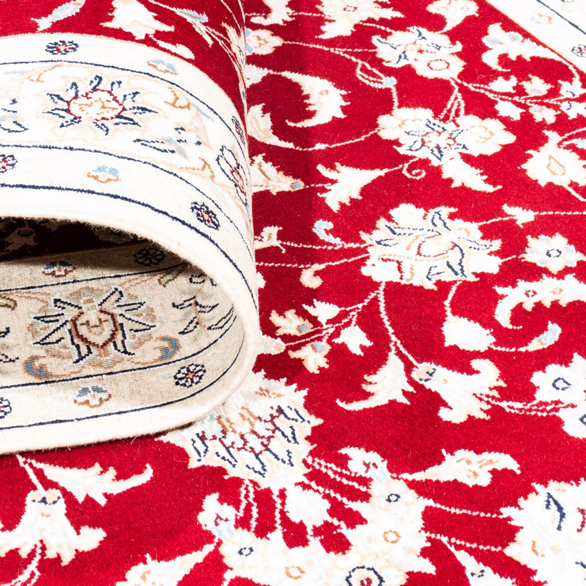 Tapis persan - Nain - Premium - 152 x 108 cm - rouge