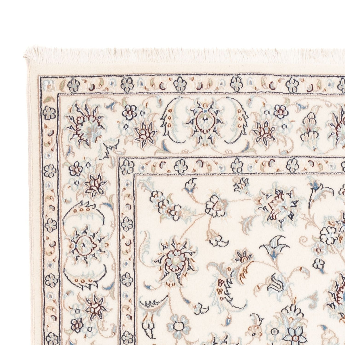 Tapis persan - Nain - Premium - 178 x 120 cm - crème