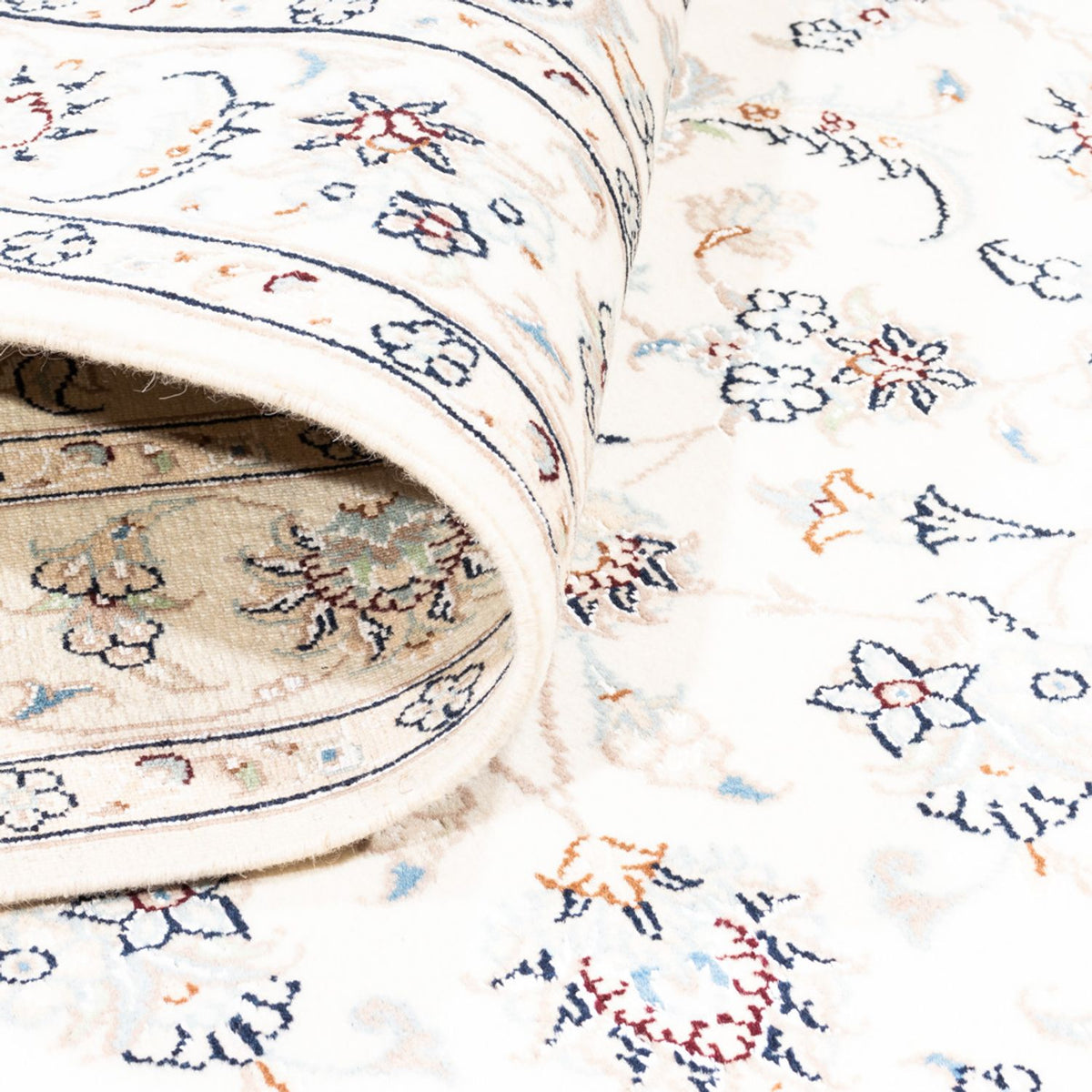 Tapis persan - Nain - Premium - 178 x 120 cm - crème