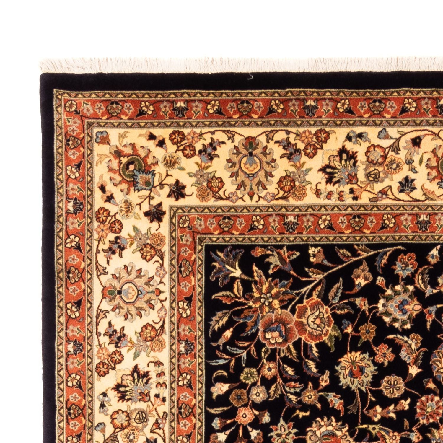 Tapis persan - Classique - 300 x 197 cm - bleu foncé