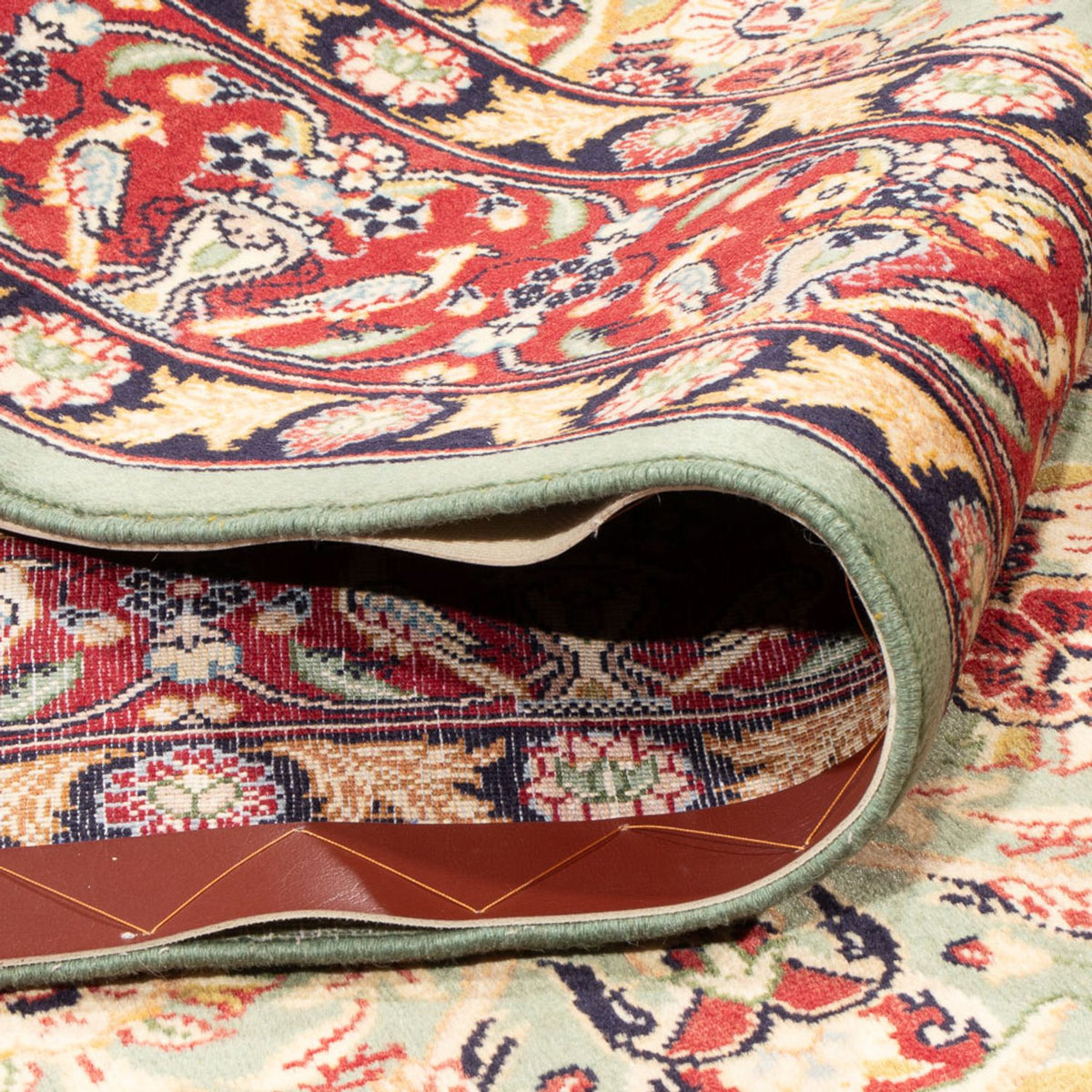 Tapis persan - Classique - 285 x 198 cm - vert olive