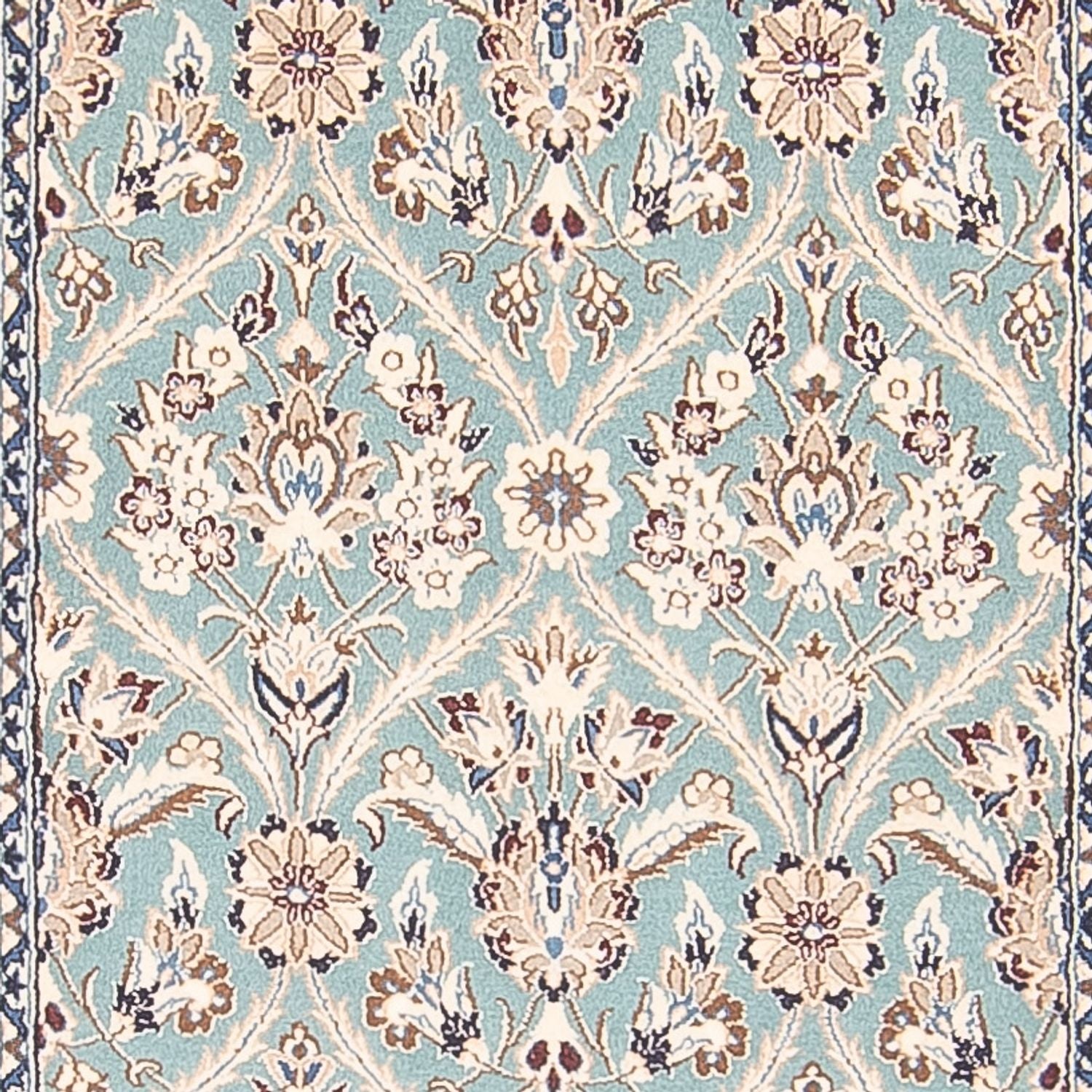 Tapis de couloir Tapis persan - Nain - Premium - 375 x 75 cm - beige