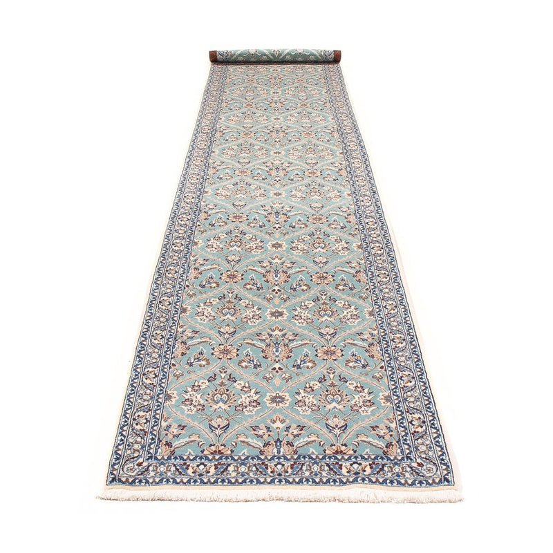 Tapis de couloir Tapis persan - Nain - Premium - 375 x 75 cm - beige