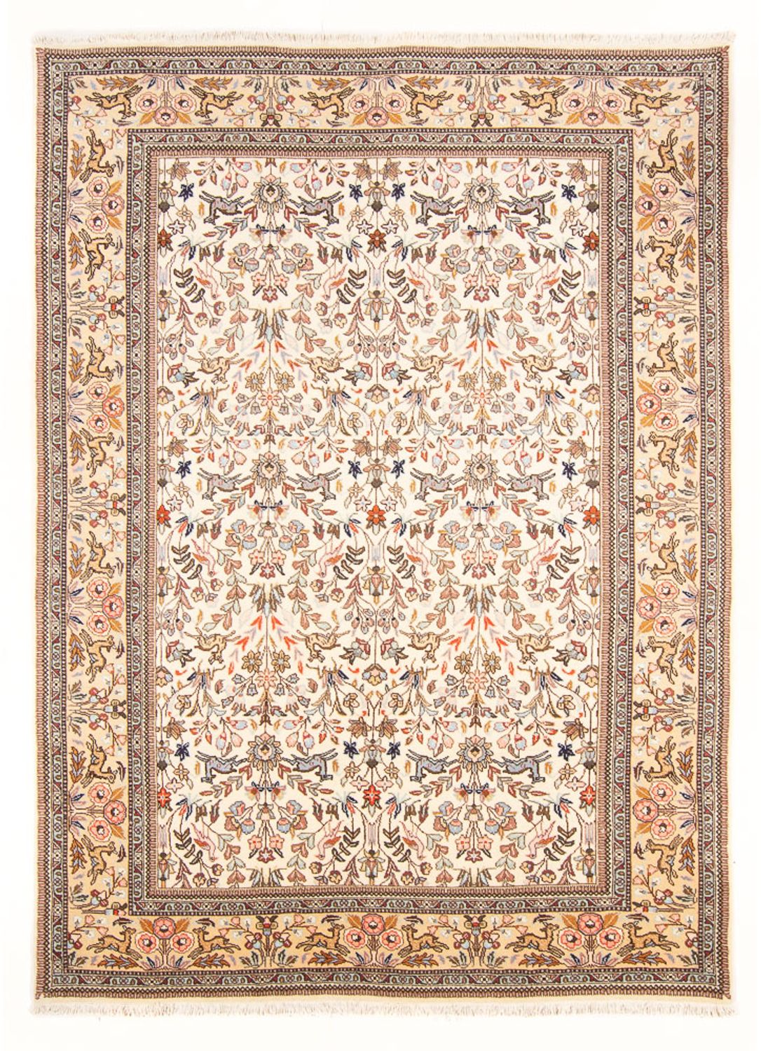 Tapis persan - Tabriz - 298 x 204 cm - crème