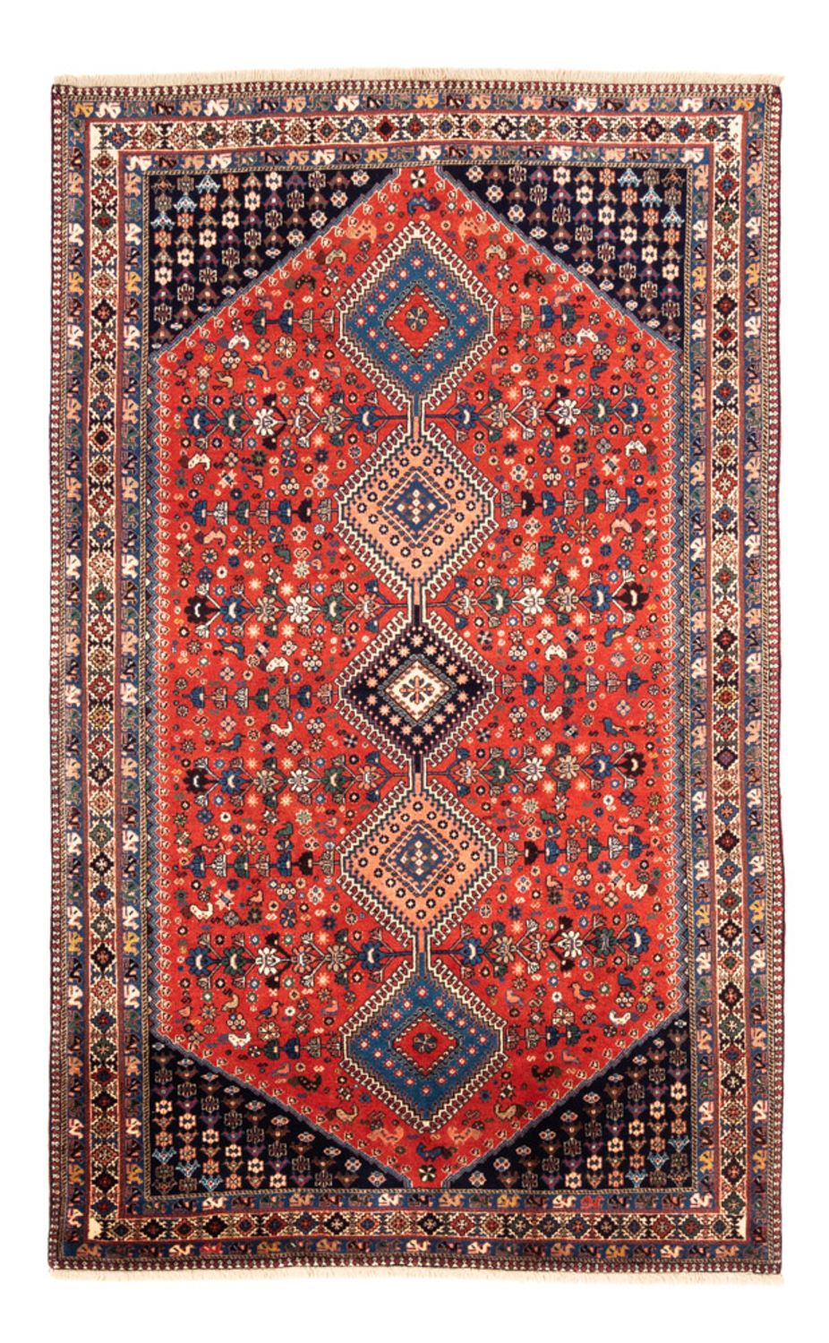 Tapis persan - Nomadic - 240 x 153 cm - rouge