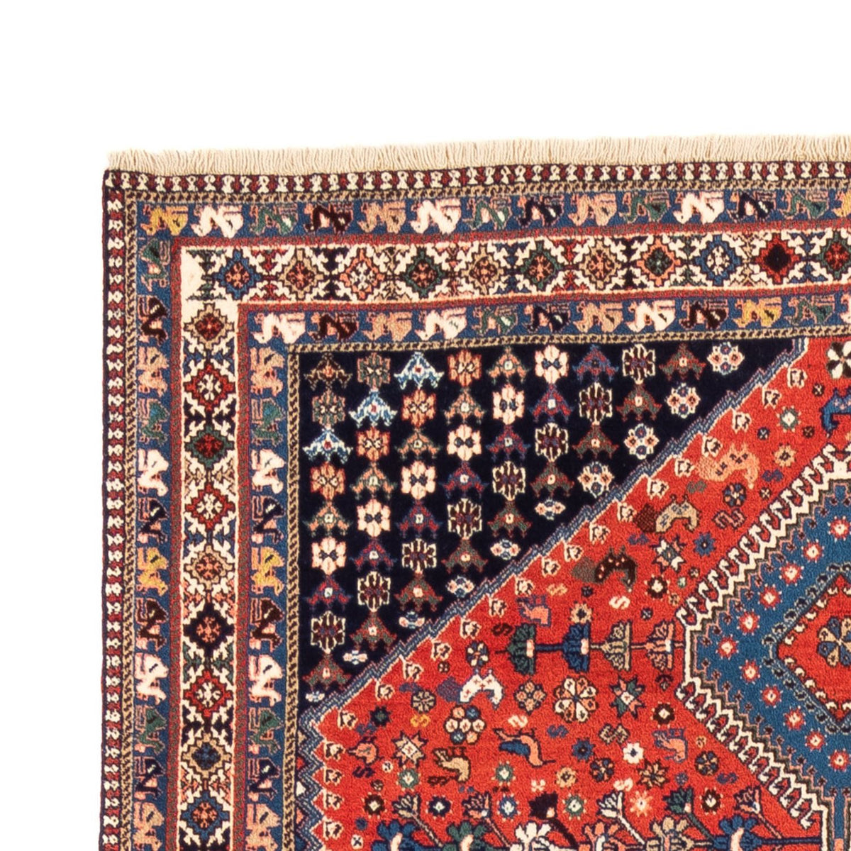 Tapis persan - Nomadic - 240 x 153 cm - rouge