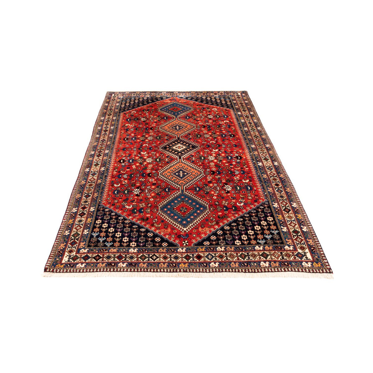 Tapis persan - Nomadic - 240 x 153 cm - rouge