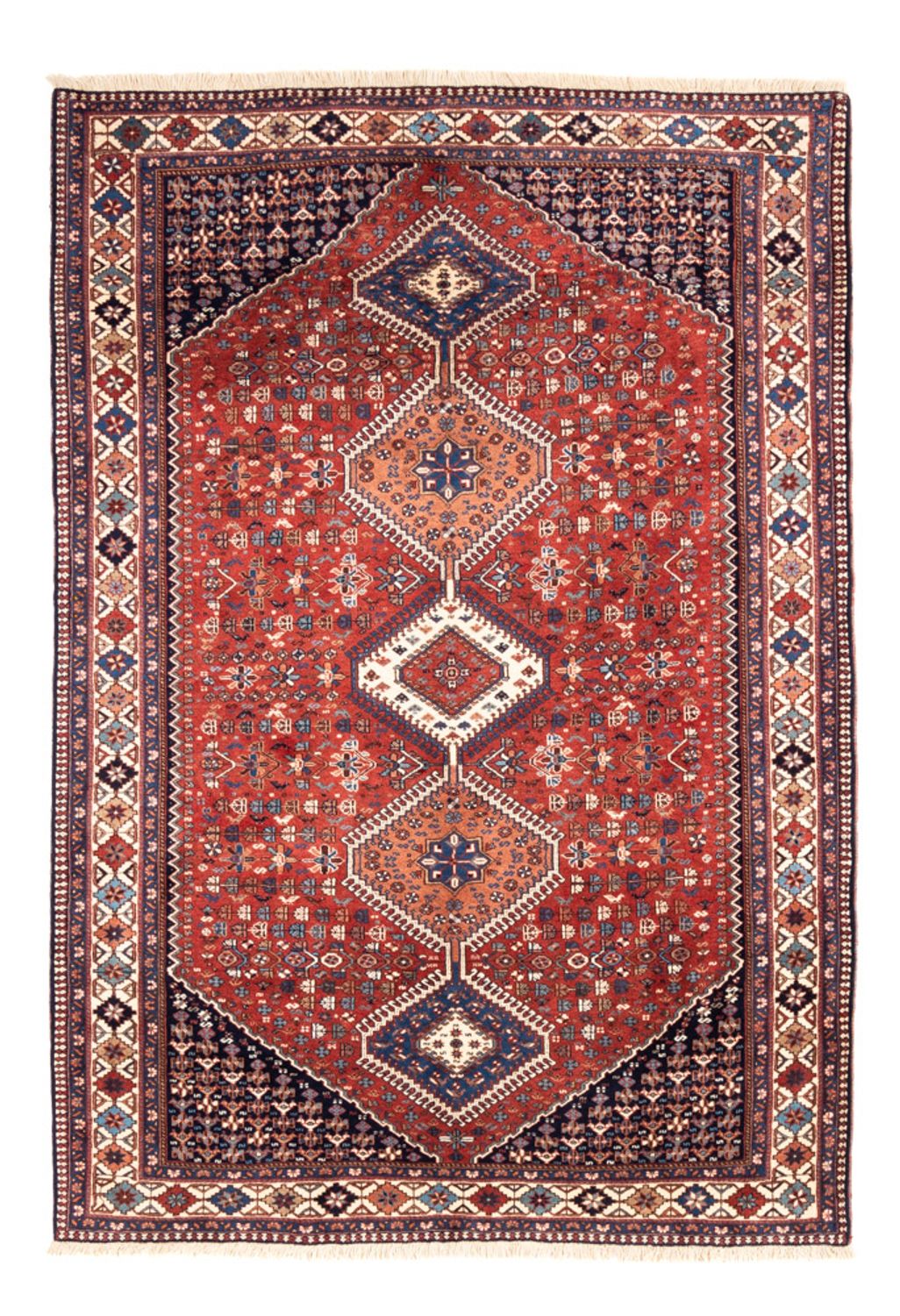 Tapis persan - Nomadic - 230 x 155 cm - rouge