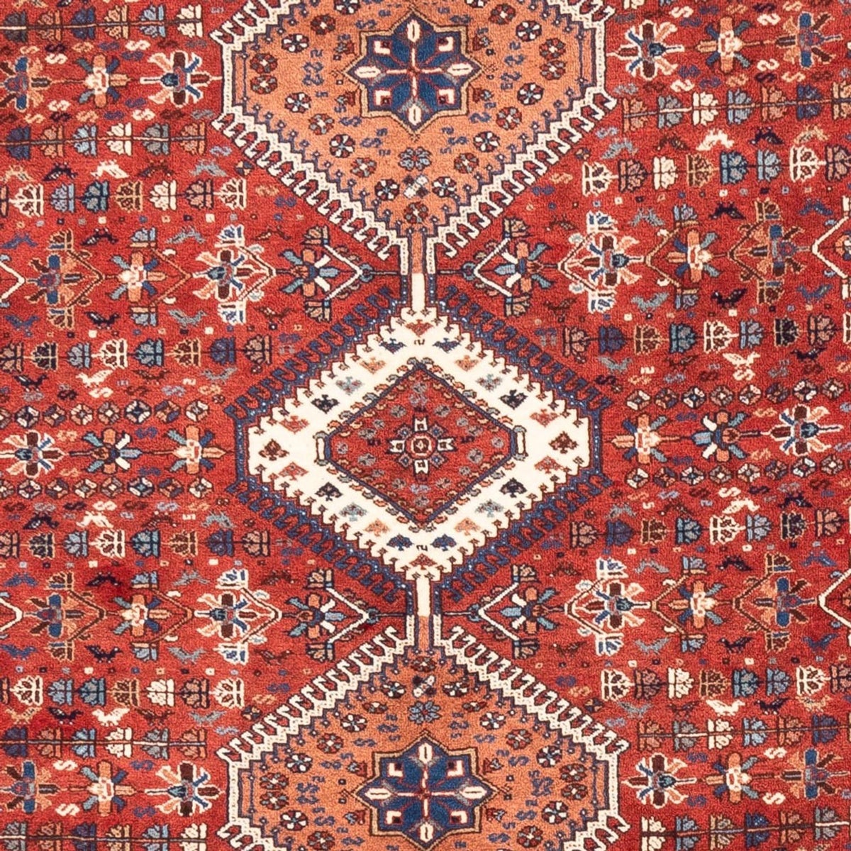Tapis persan - Nomadic - 230 x 155 cm - rouge