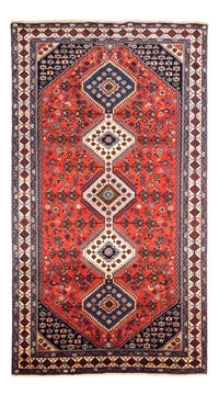 Tapis de couloir Tapis persan - Nomadic - 250 x 148 cm - rouge