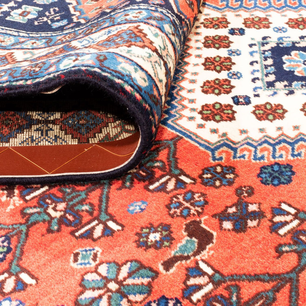 Tapis de couloir Tapis persan - Nomadic - 250 x 148 cm - rouge