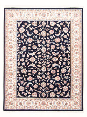 Tapis persan - Tabriz - Royal - 203 x 147 cm - bleu foncé