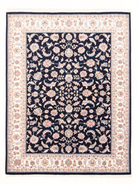 Tapis persan - Tabriz - Royal - 203 x 147 cm - bleu foncé