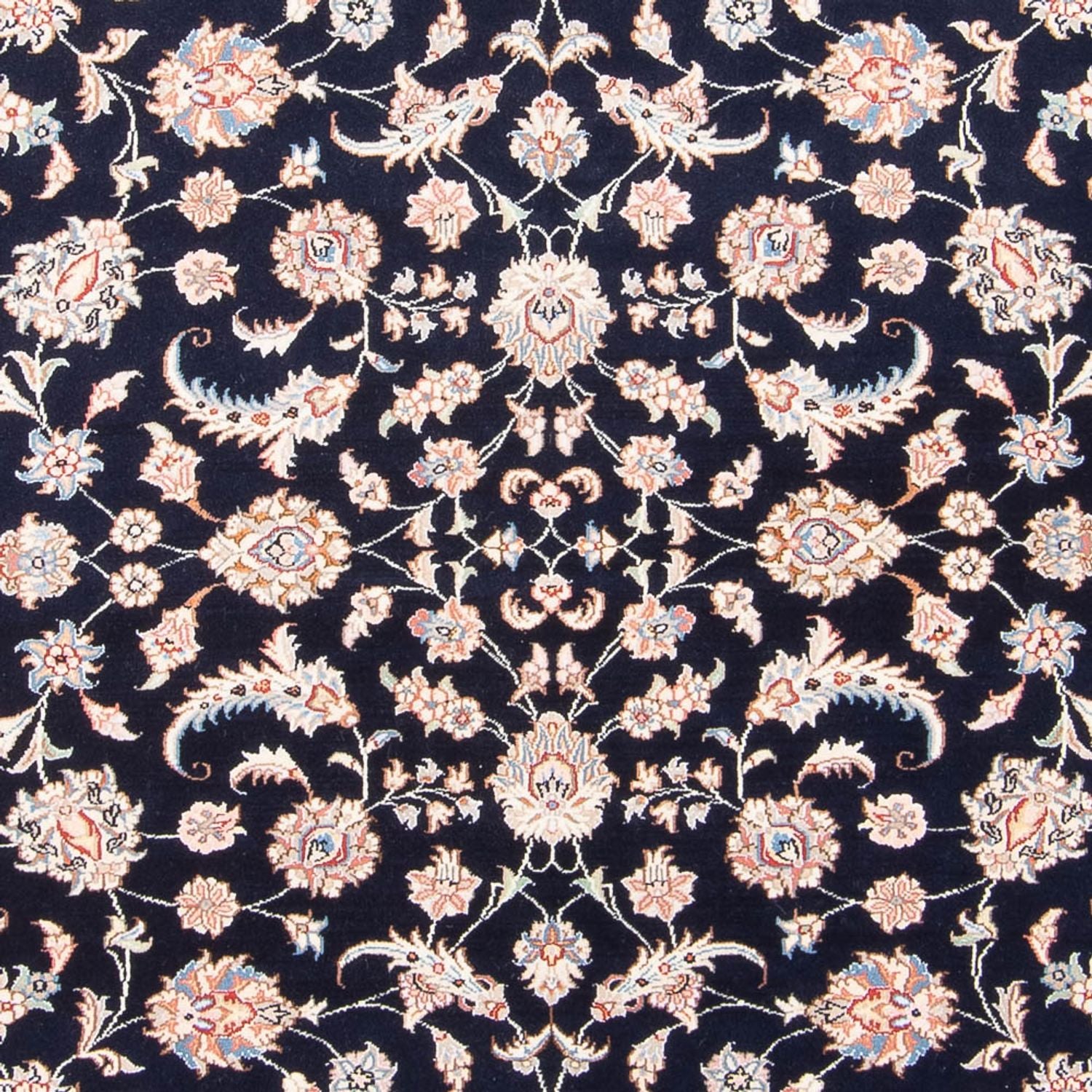 Tapis persan - Tabriz - Royal - 203 x 147 cm - bleu foncé