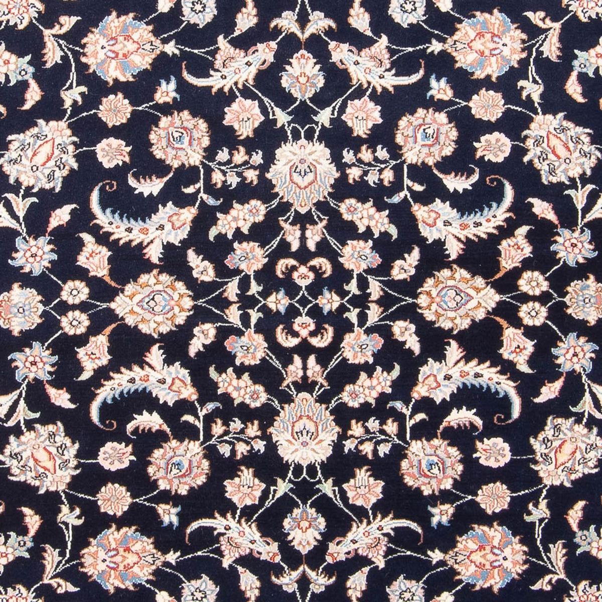 Tapis persan - Tabriz - Royal - 203 x 147 cm - bleu foncé