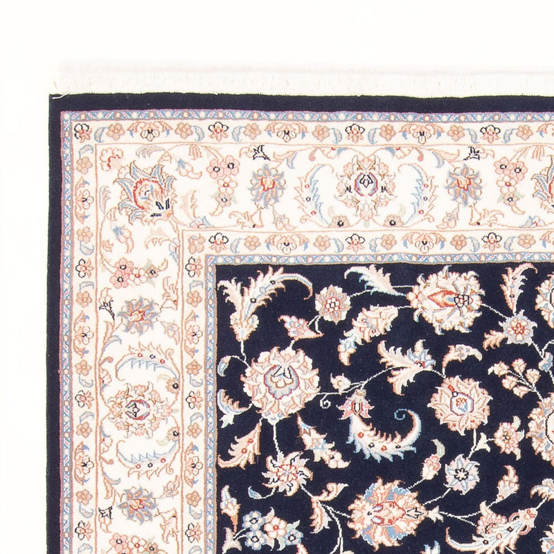 Tapis persan - Tabriz - Royal - 203 x 147 cm - bleu foncé