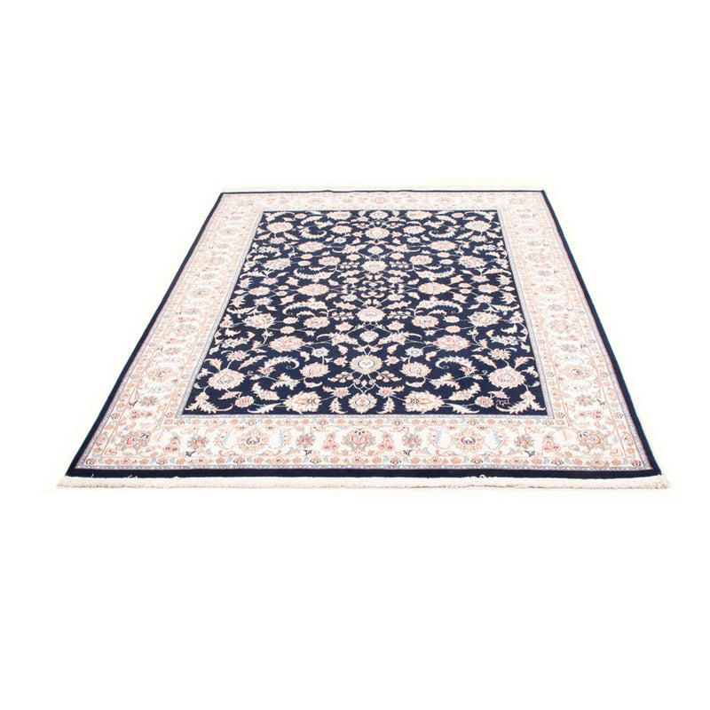 Tapis persan - Tabriz - Royal - 203 x 147 cm - bleu foncé