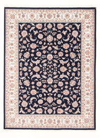 Tapis persan - Tabriz - Royal - 200 x 150 cm - bleu foncé