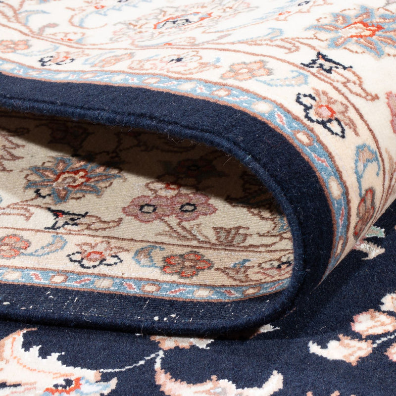 Tapis persan - Tabriz - Royal - 200 x 150 cm - bleu foncé