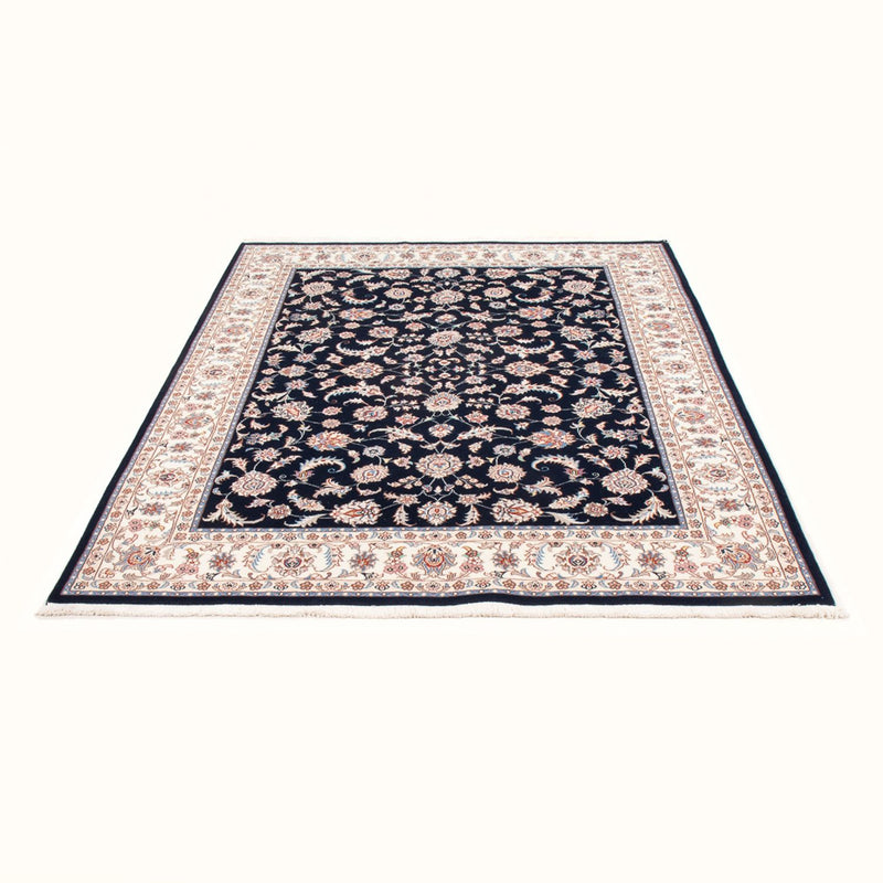 Tapis persan - Tabriz - Royal - 200 x 150 cm - bleu foncé