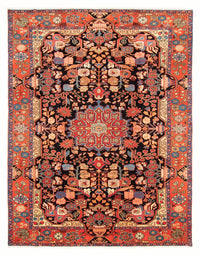 Tapis persan - Nomadic - 285 x 203 cm - bleu foncé