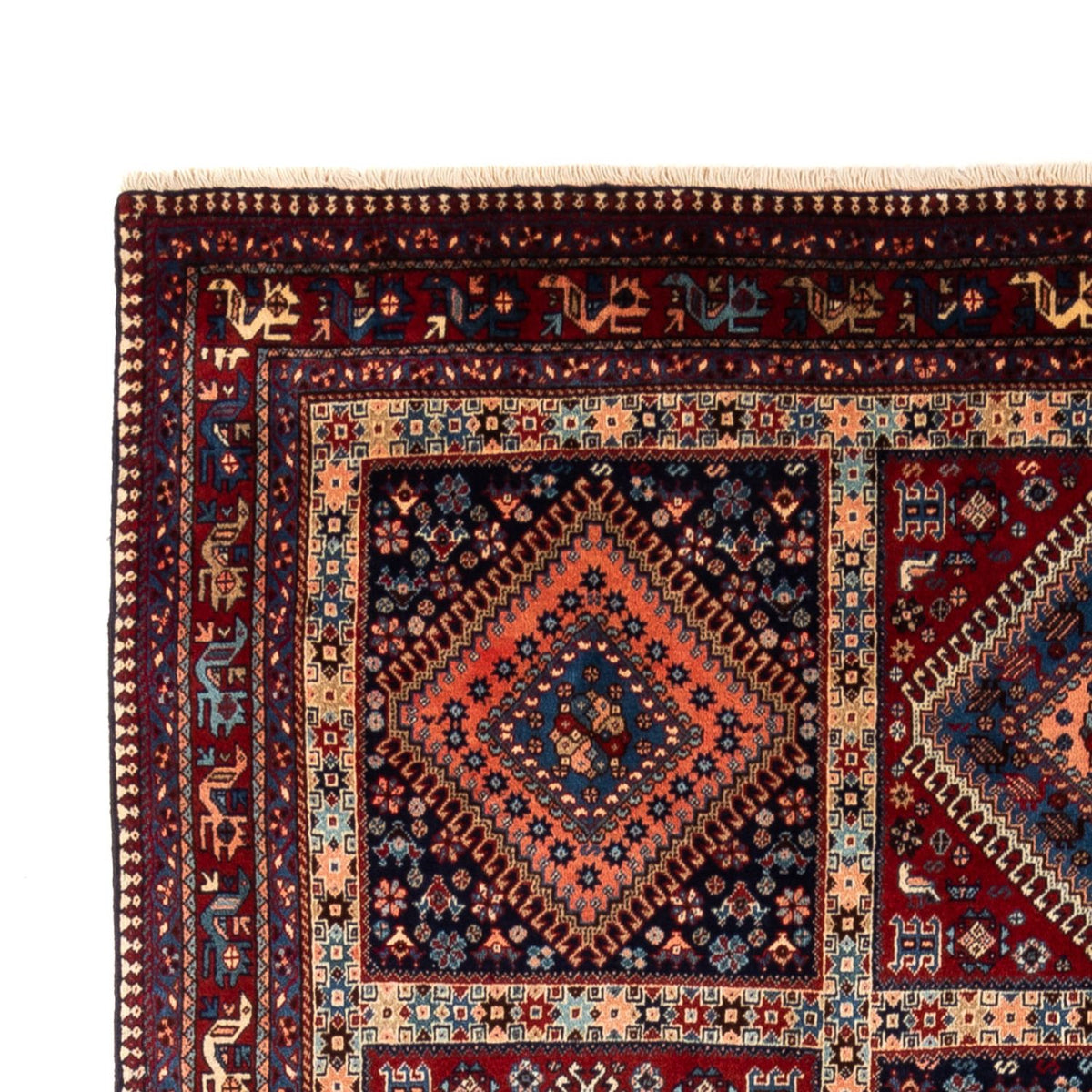 Tapis persan - Nomadic - 311 x 200 cm - rouge foncé