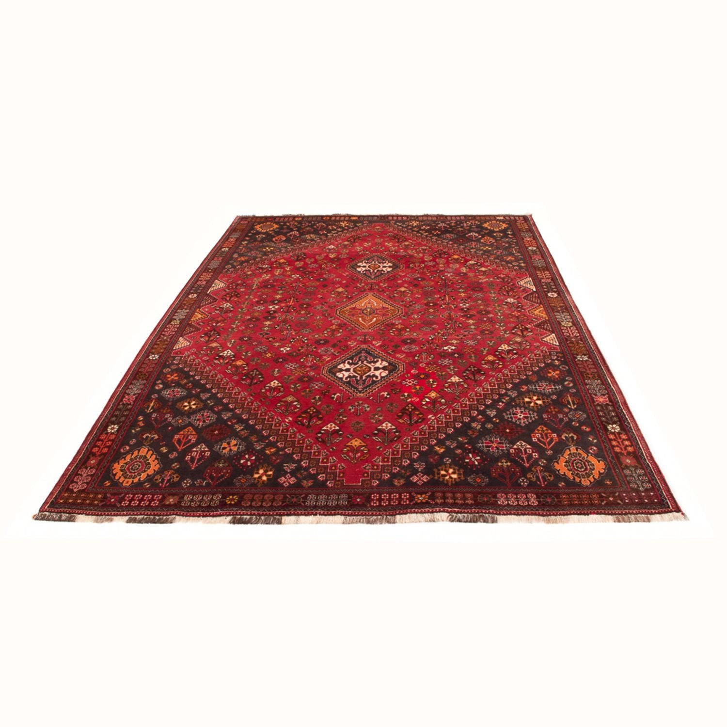 Tapis persan - Nomadic - 283 x 178 cm - rouge