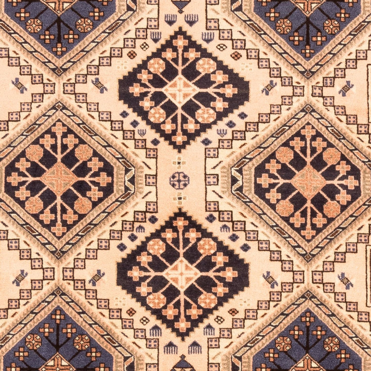 Tapis persan - Nomadic - 251 x 194 cm - beige clair