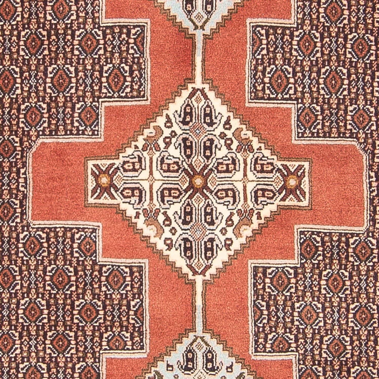 Tapis de couloir Tapis persan - Classique - 410 x 92 cm - rouge