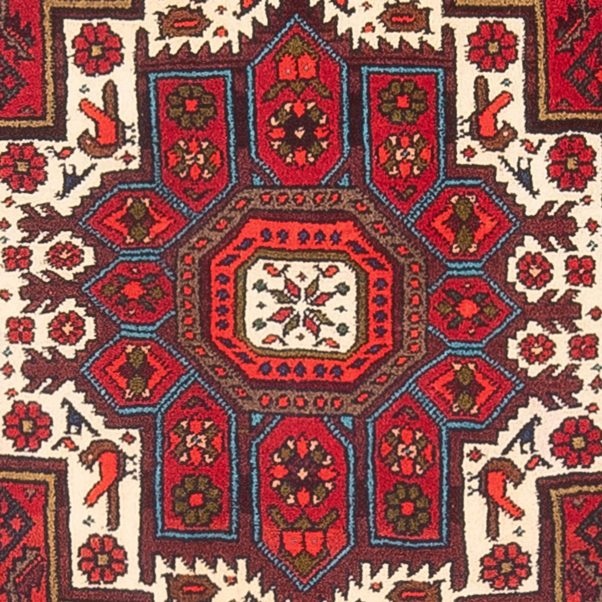 Tapis persan - Nomadic - 120 x 80 cm - rouge