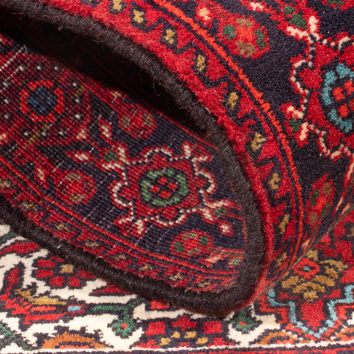 Tapis persan - Nomadic - 120 x 80 cm - rouge