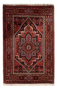 Tapis persan - Nomadic - 89 x 60 cm - rouge