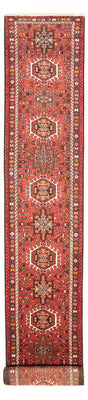 Tapis de couloir Tapis persan - Nomadic - 481 x 77 cm - rouge