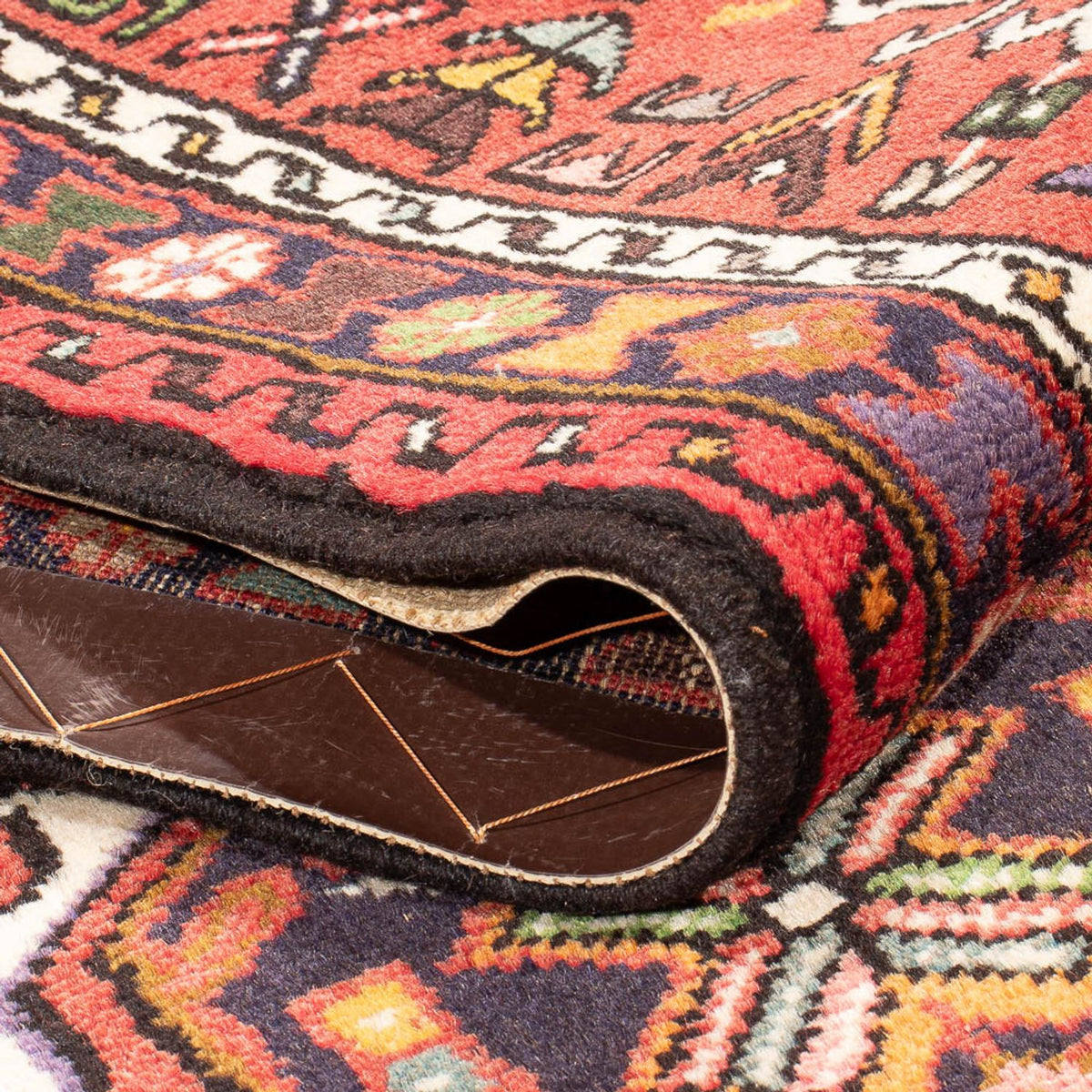 Tapis de couloir Tapis persan - Nomadic - 481 x 77 cm - rouge