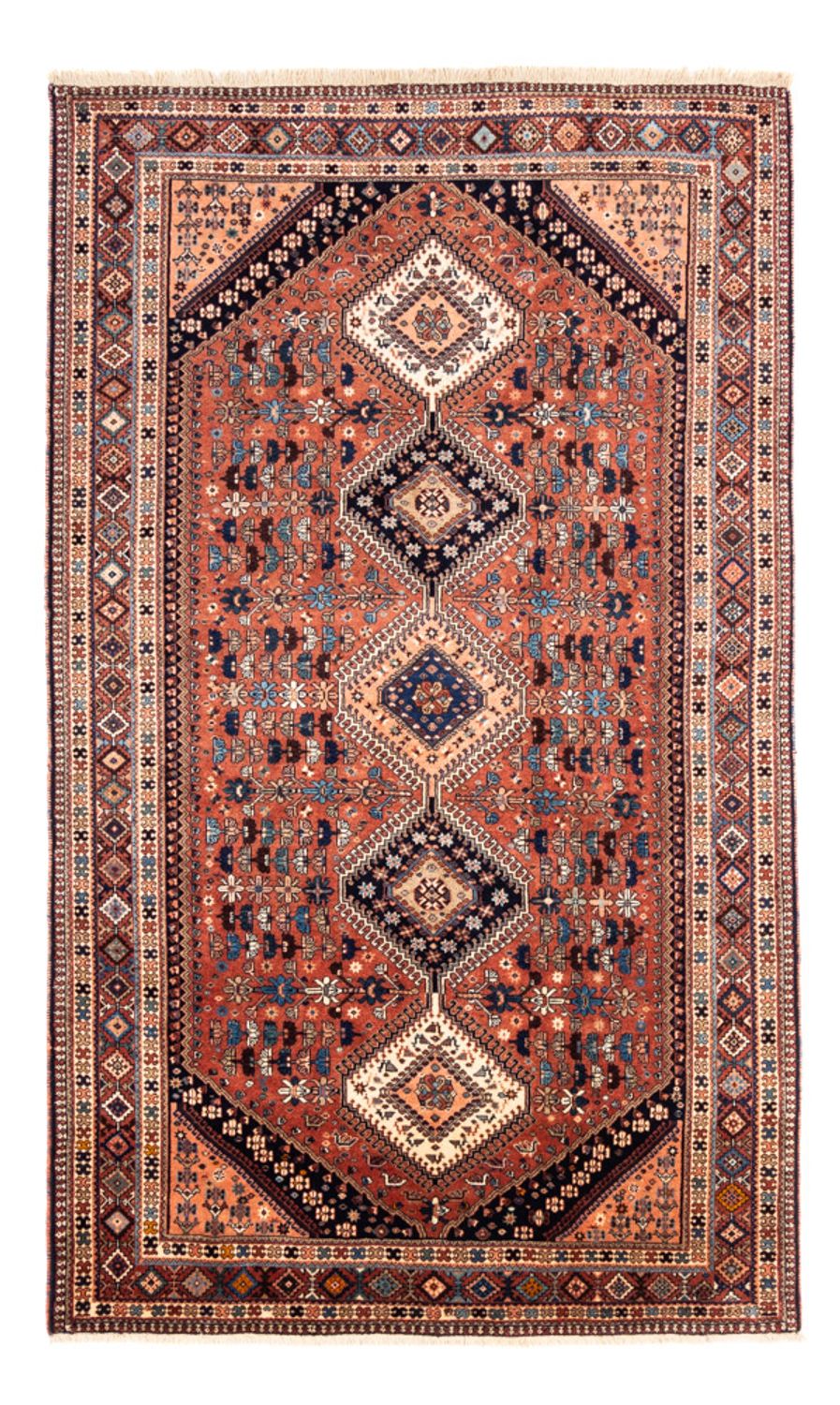 Tapis persan - Nomadic - 240 x 153 cm - rouge