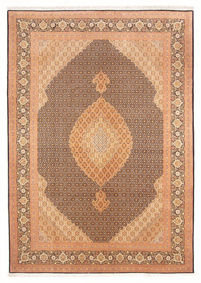 Tapis persan - Tabriz - Royal - 300 x 202 cm - bleu foncé