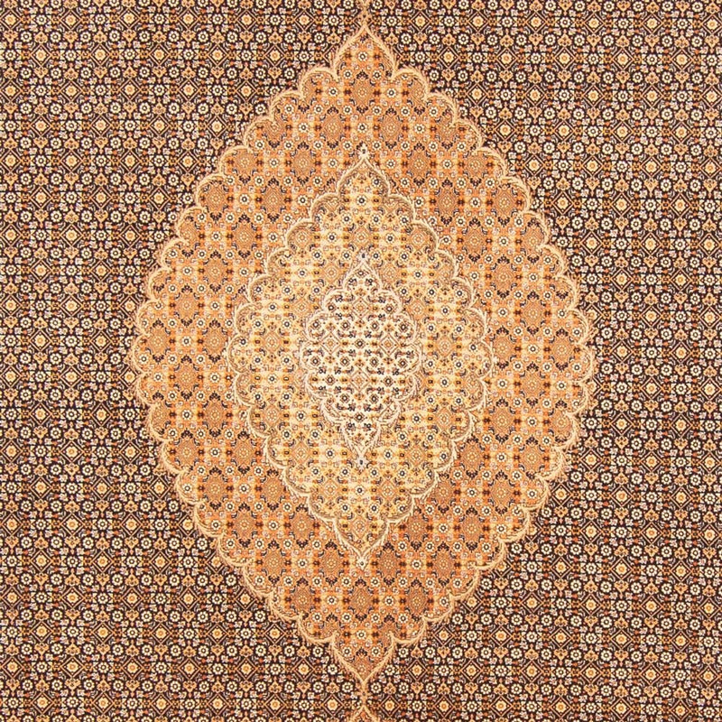 Tapis persan - Tabriz - Royal - 300 x 202 cm - bleu foncé