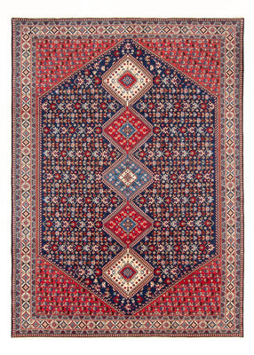 Tapis persan - Nomadic - 300 x 204 cm - bleu foncé