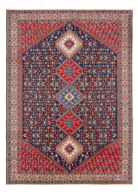 Tapis persan - Nomadic - 300 x 204 cm - bleu foncé