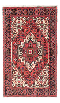 Tapis persan - Nomadic - 122 x 83 cm - rouge