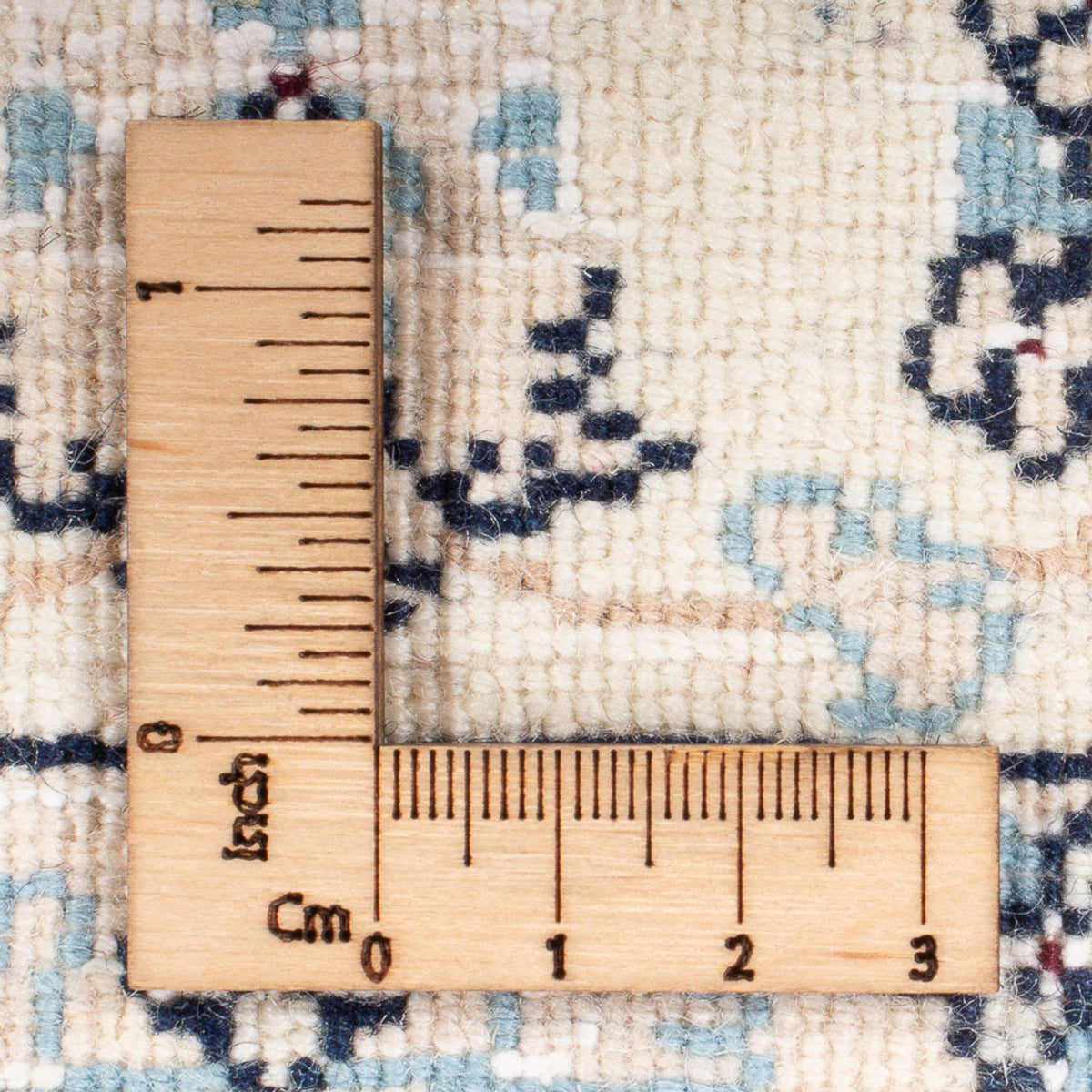 Tapis persan - Nain - Premium - 100 x 69 cm - crème