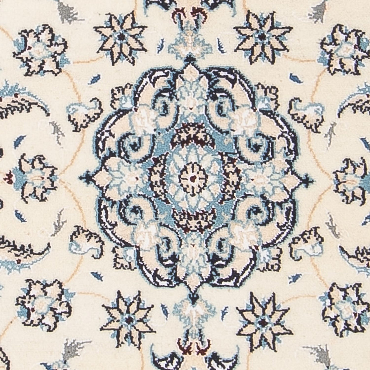 Tapis persan - Nain - Premium - 110 x 66 cm - crème