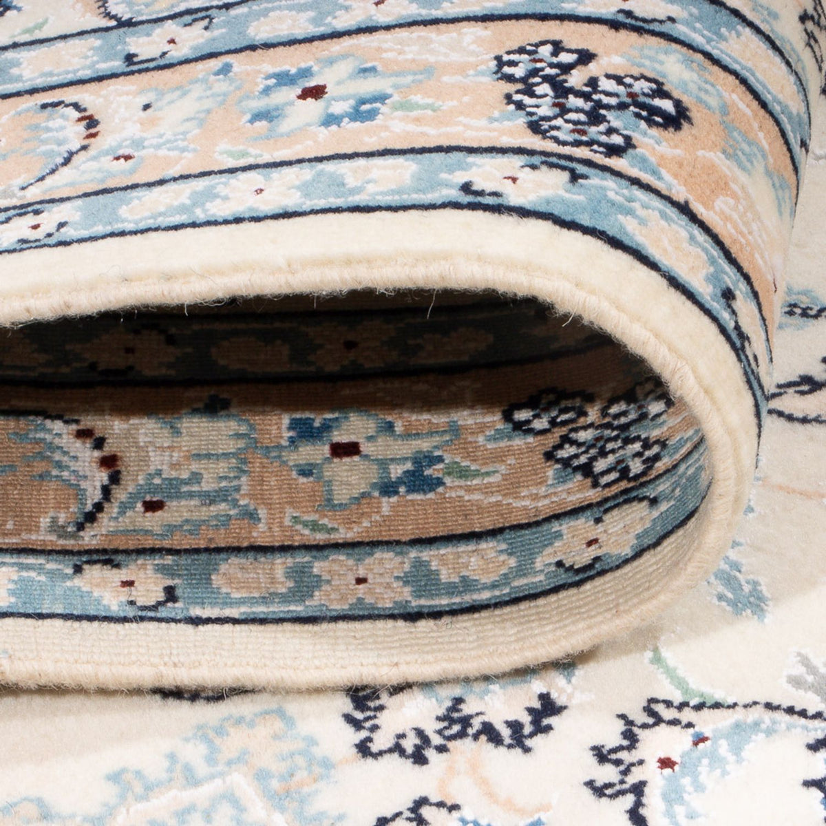 Tapis persan - Nain - Premium - 110 x 66 cm - crème