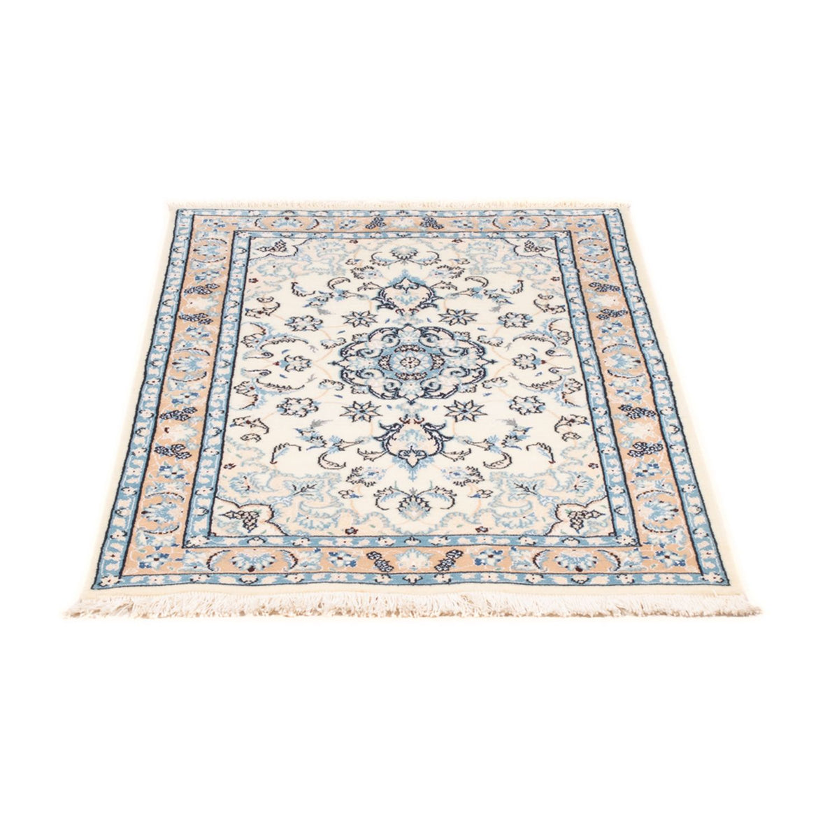 Tapis persan - Nain - Premium - 110 x 66 cm - crème