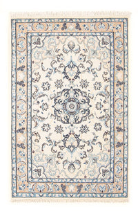 Tapis persan - Nain - Premium - 108 x 66 cm - crème