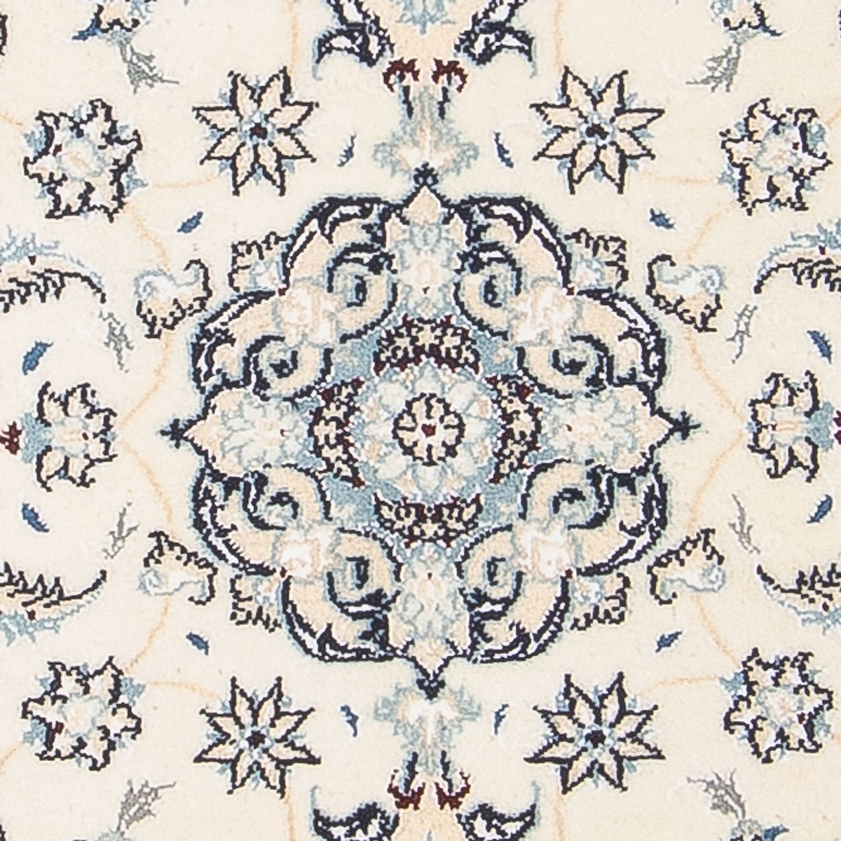 Tapis persan - Nain - Premium - 108 x 66 cm - crème