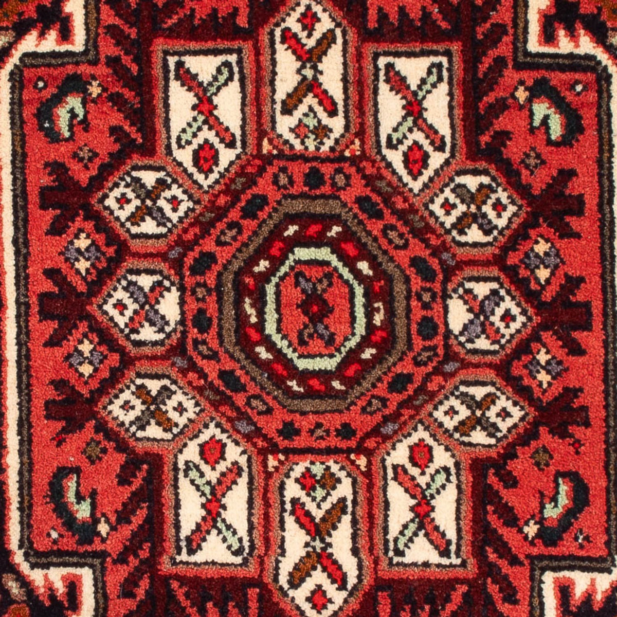 Tapis persan - Nomadic - 94 x 60 cm - rouge