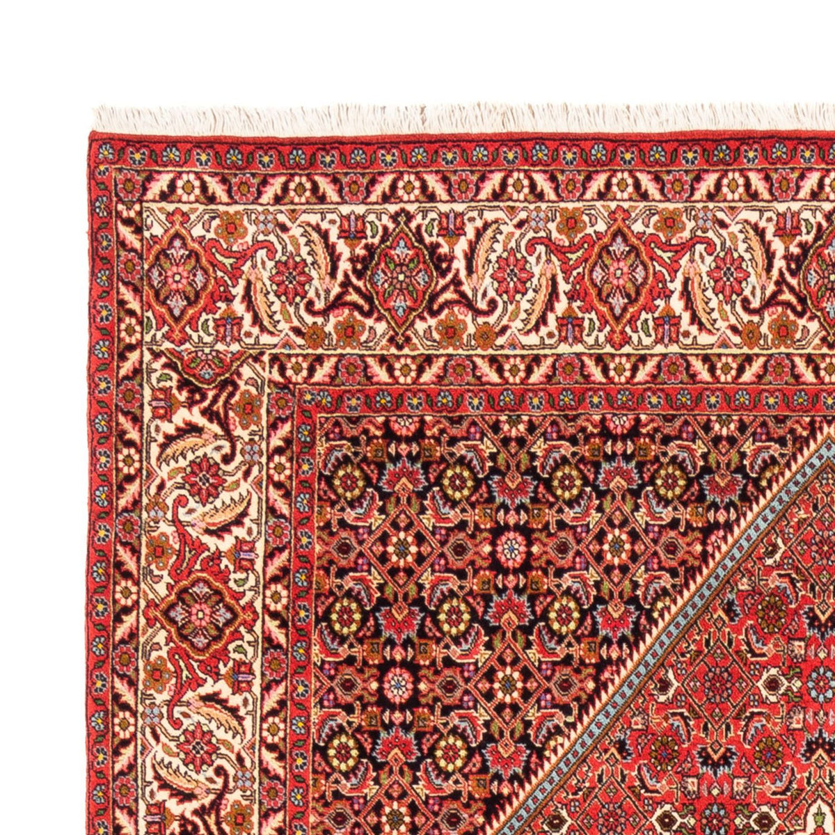 Tapis persan - Bidjar - 234 x 176 cm - rouge